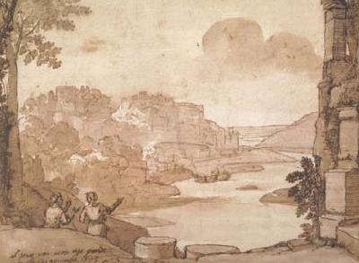 Claude Lorrain View of the Aventine in Rome (mk17) china oil painting image